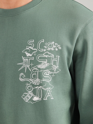 SCOTCH & SODA Sweatshirt i grön