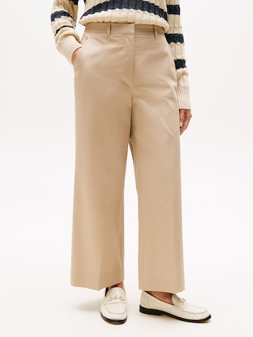 TOMMY HILFIGER Wide Leg Hose (OCS) in Beige: Vorderseite