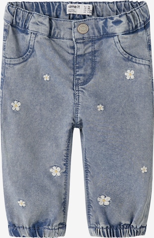 NAME IT Tapered Jeans 'NBFRose' in Blauw: voorkant