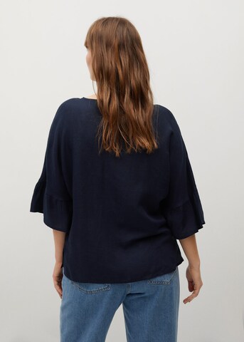 MANGO Blouse 'Cotili' in Blauw