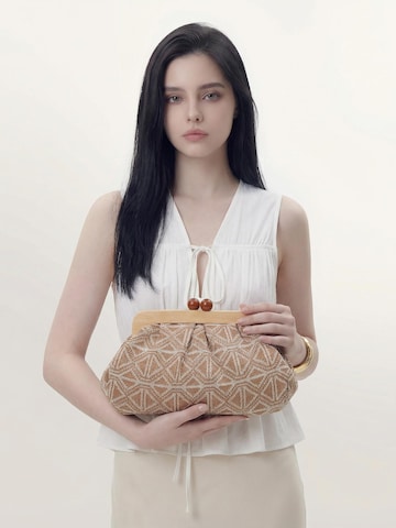 Borsa a tracolla 'Borsa a tracolla da donna - Modello Avelia Chic - Poliestere' di Kassandra in marrone