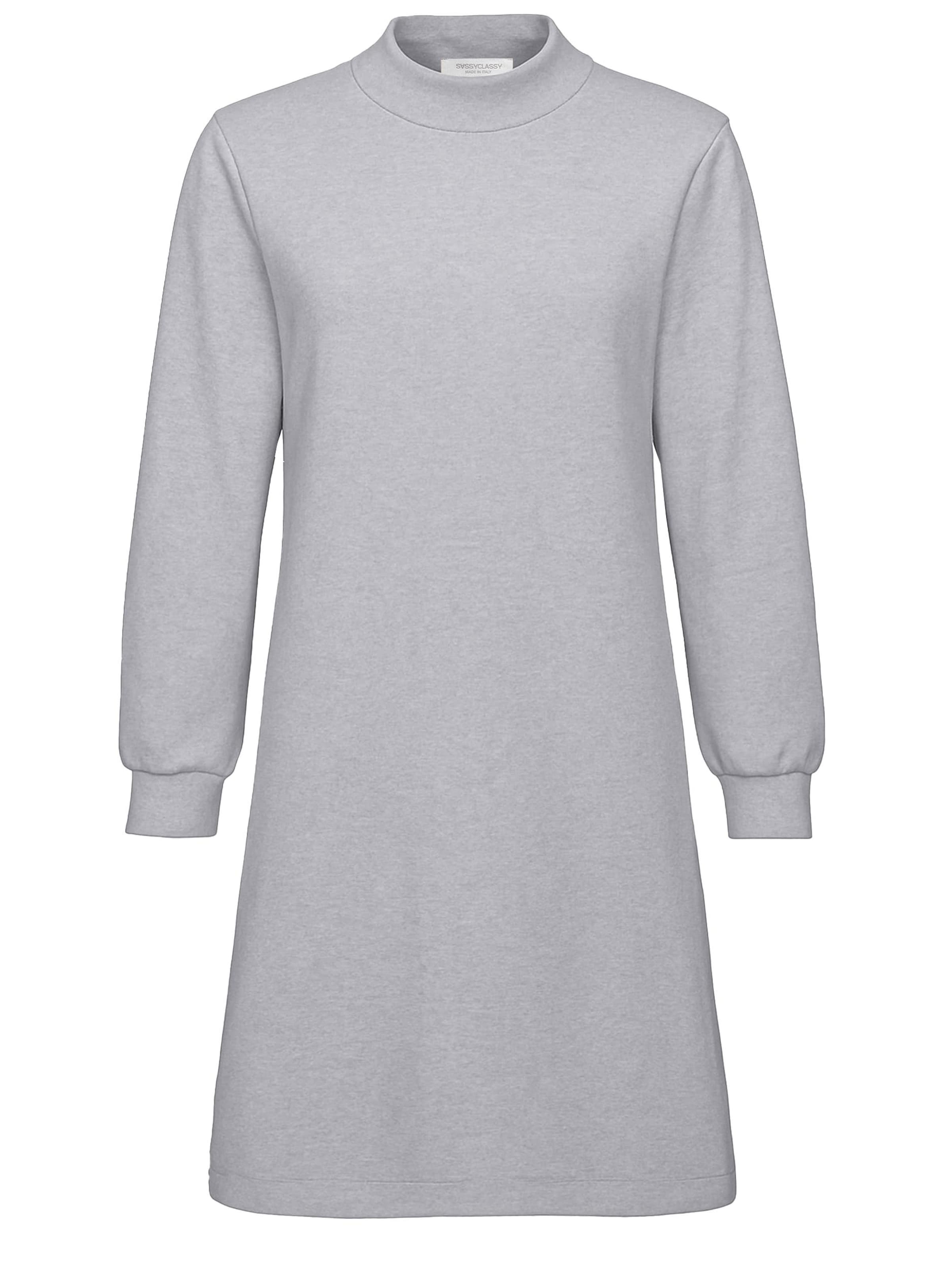 SASSYCLASSY Kleid‌‌‌‌‌ in Grau: Vorderseite
