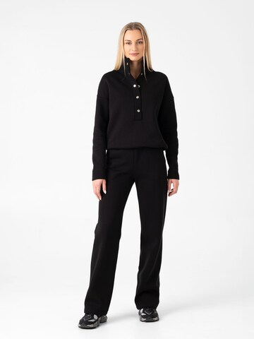 cut my fashion Tracksuit 'Goda' in Black: front