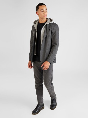 BOSS Regular Fit Sakko 'Hanry' in Grau