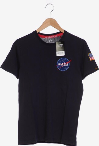 ALPHA INDUSTRIES Shirt in S in Blue: front