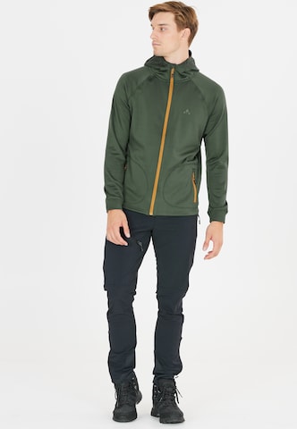 Whistler Athletic Fleece Jacket 'Tracker' in Green
