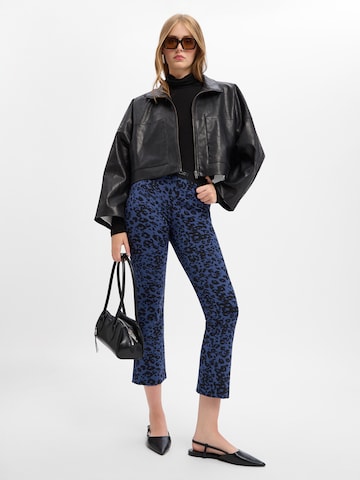 Marc Cain Flared Leggings 'Frederica' in Blauw