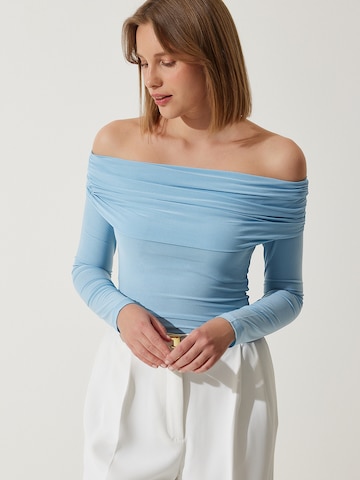 T-shirt Happiness İstanbul en bleu