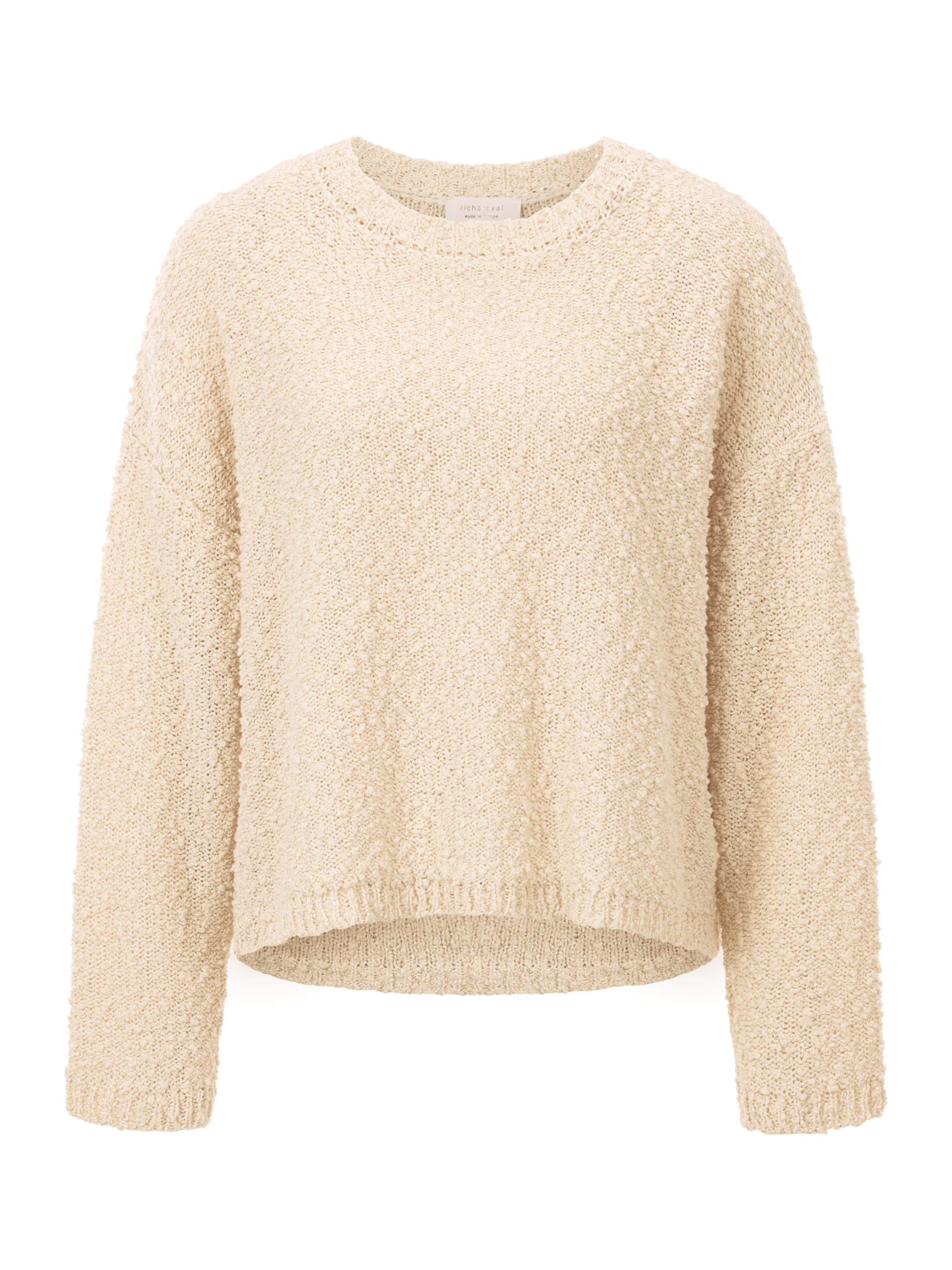 Rich & Royal Neulepaita värissä beige: etupuoli