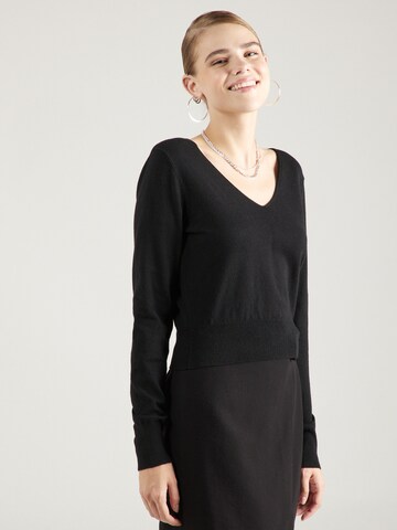 ABOUT YOU Sweater 'Lara' in Black: front