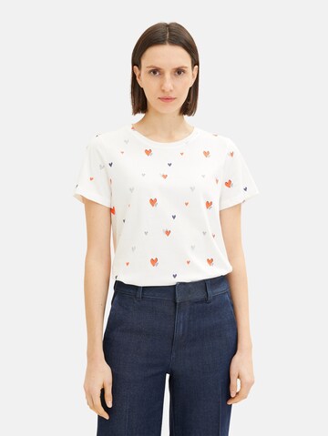 TOM TAILOR Shirts i hvid: forside