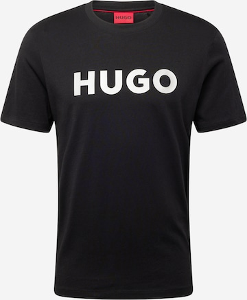 HUGO Red T-shirt 'Dulivio' i svart: framsida