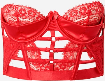 Hunkemöller Bandeau Melltartó 'Seraphina' - piros: elől