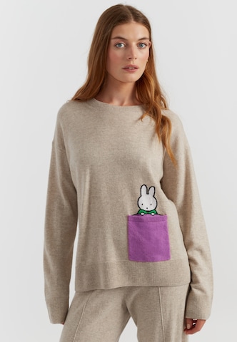 Chinti & Parker Svetr 'Miffy' – béžová: přední strana