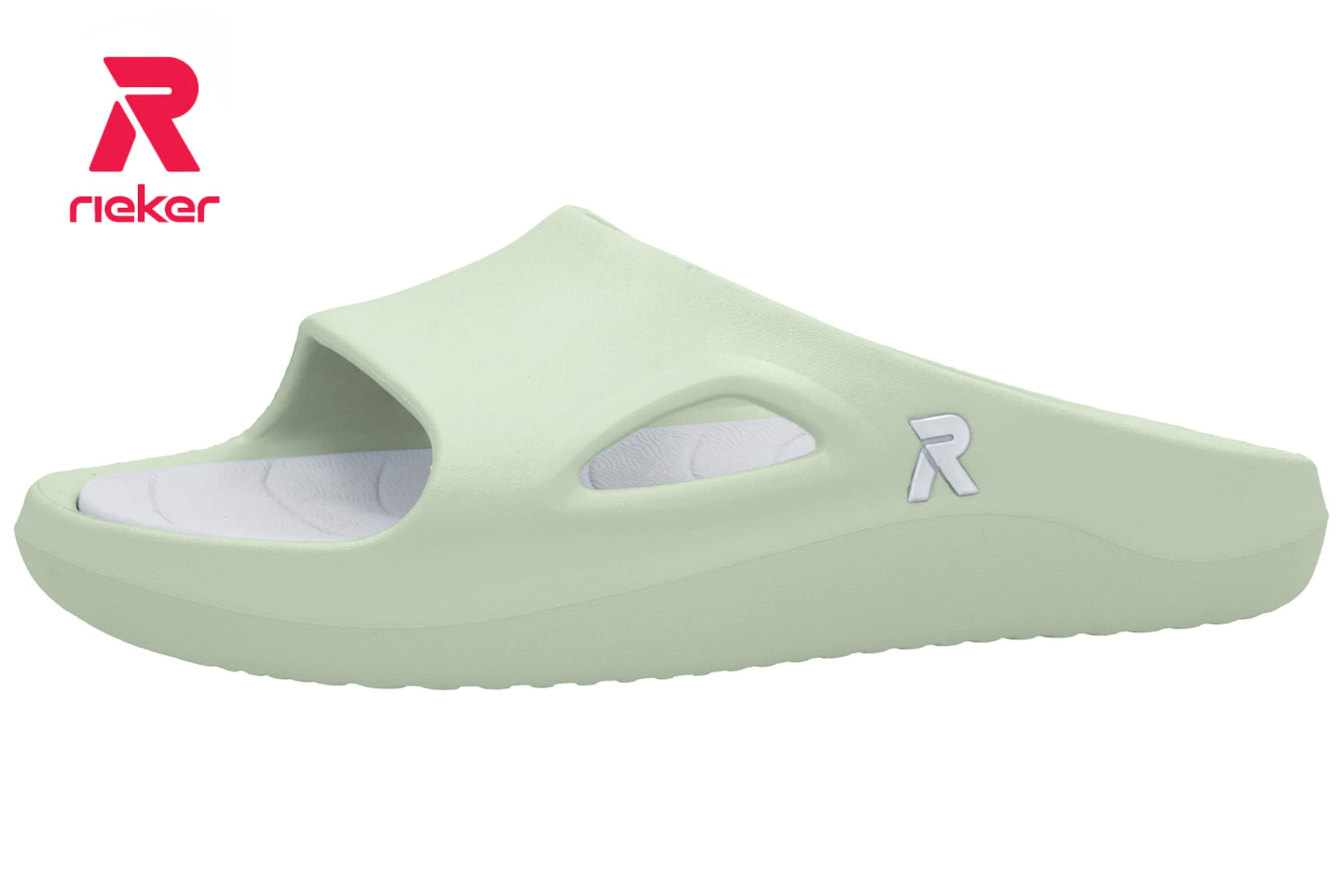 Mule Rieker Sport en vert : devant