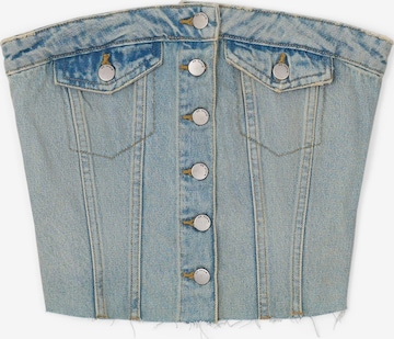 Dr. Denim Top 'Carli' in Blue: front