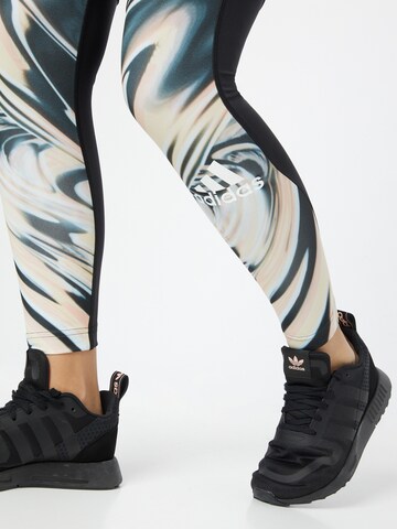 ADIDAS SPORTSWEAR Skinny Sporthose in Schwarz