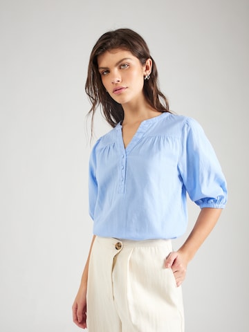 Fransa - Blusa 'MADDIE' en azul: frente