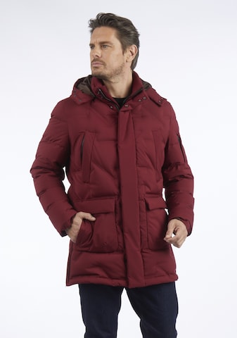 HECHTER PARIS Winter Jacket in Red: front