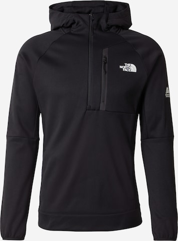 juoda THE NORTH FACE Sportinio tipo megztinis 'MOUNTAIN ATHLETICS': priekis