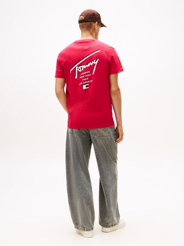 Tommy Jeans Shirt 'CITY' in Red