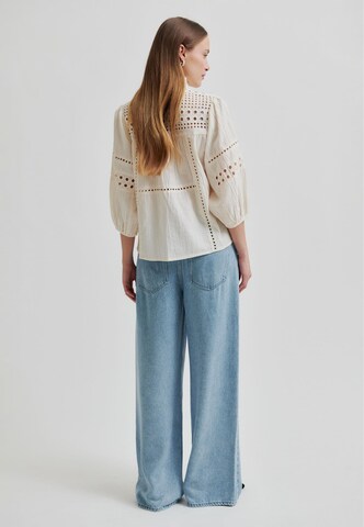 SECOND FEMALE Bluse 'Brunie' in Beige