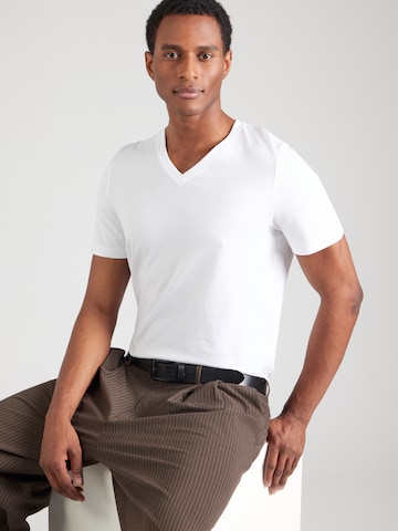 s.Oliver Μπλουζάκι σε λευκό: μπροστά