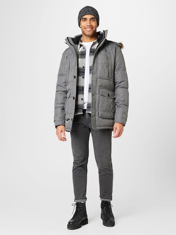 Veste d’hiver 'Hail' INDICODE JEANS en gris