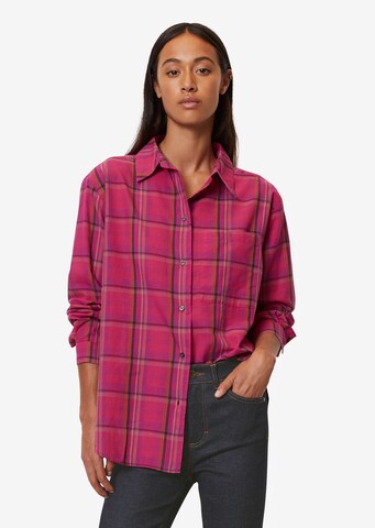 Marc O'Polo Blouse in Roze: voorkant