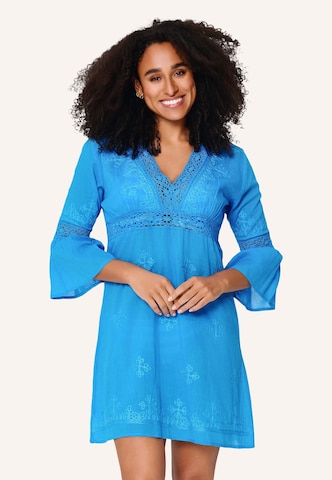 LingaDore Beach dress in Blue: front