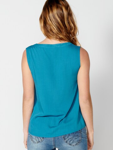 KOROSHI Bluse in Blau