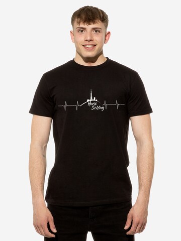 Cotton Prime T-Shirt in Schwarz: Vorderseite
