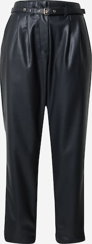 ONLY Regular Pleat-Front Pants 'Heidi' in Black: front