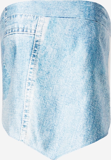 HUGO Top in blue denim, Produktansicht