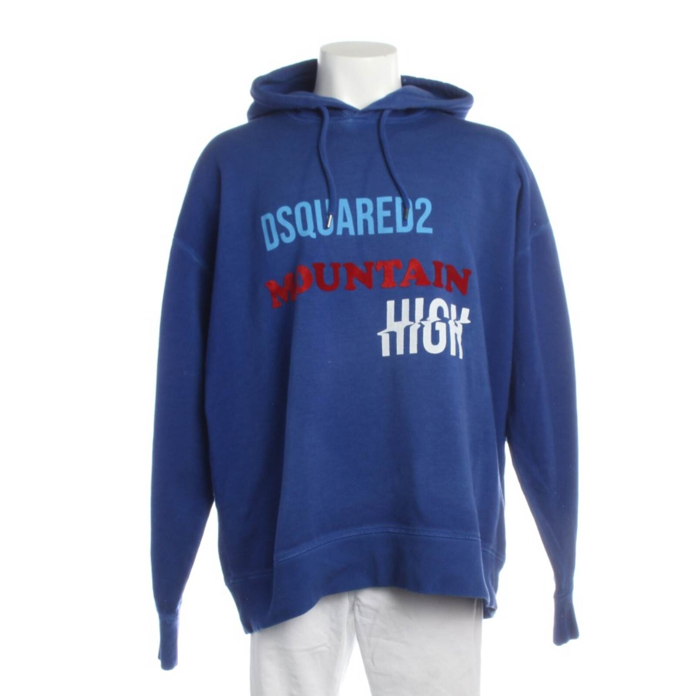 DSQUARED2 Sweatshirt & Zip-Up Hoodie in S in Blue: front