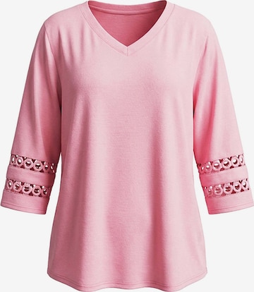 Tricou de la Imily Bela pe roz: față