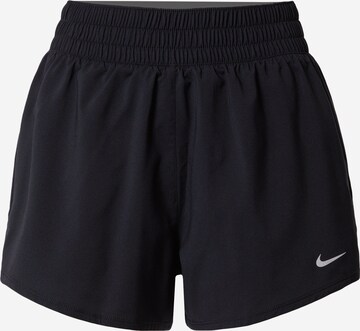 NIKE Regular Sportbroek 'One' in Zwart: voorkant