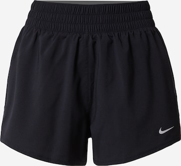 NIKE Regular Sports trousers 'One' in Black: front