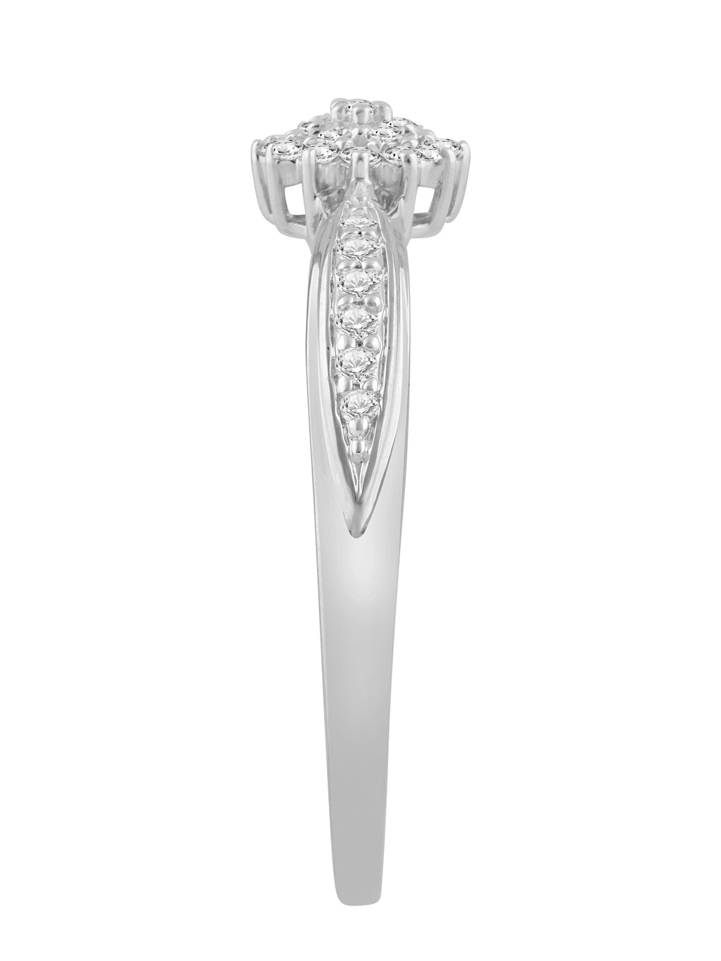 Bague Diamant Exquis en argent