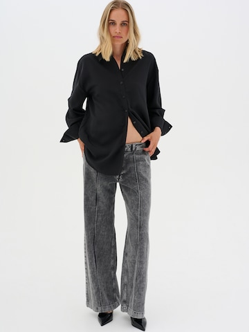 My Essential Wardrobe Wide leg Jeans 'Malo' in Grey