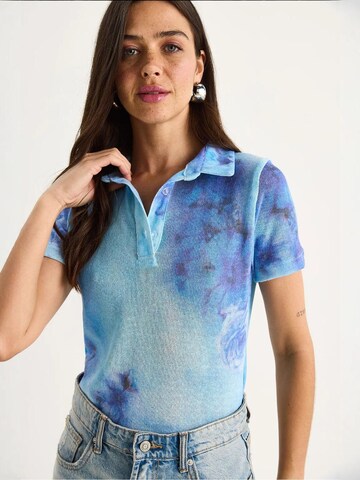 Top di Bianco Lucci in blu