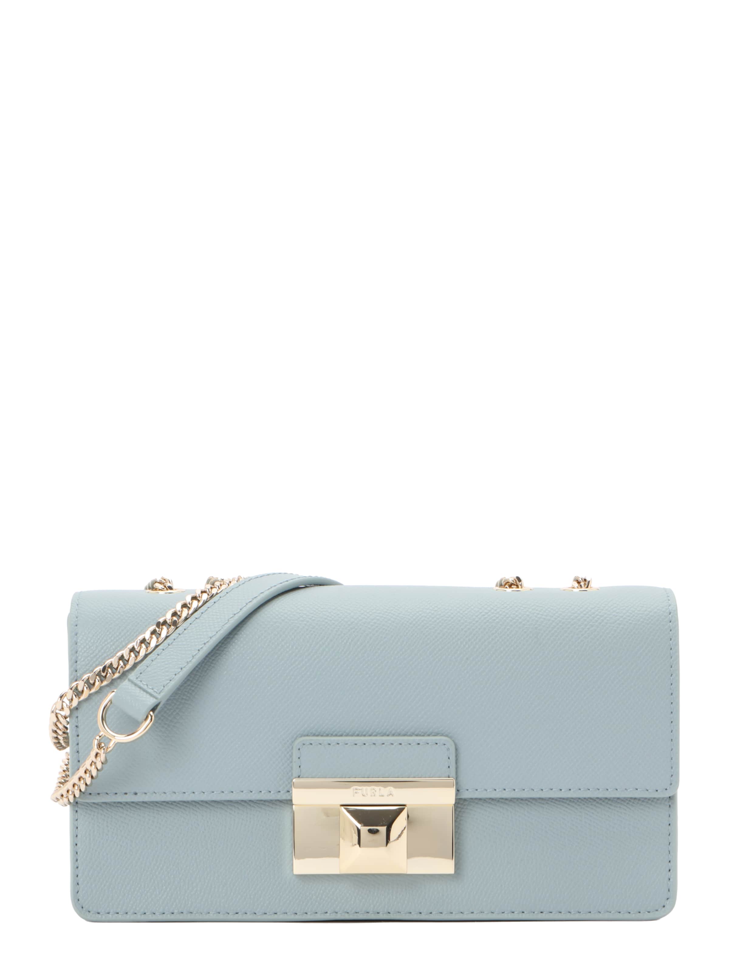 FURLA - Bolso de hombro en azul: frente