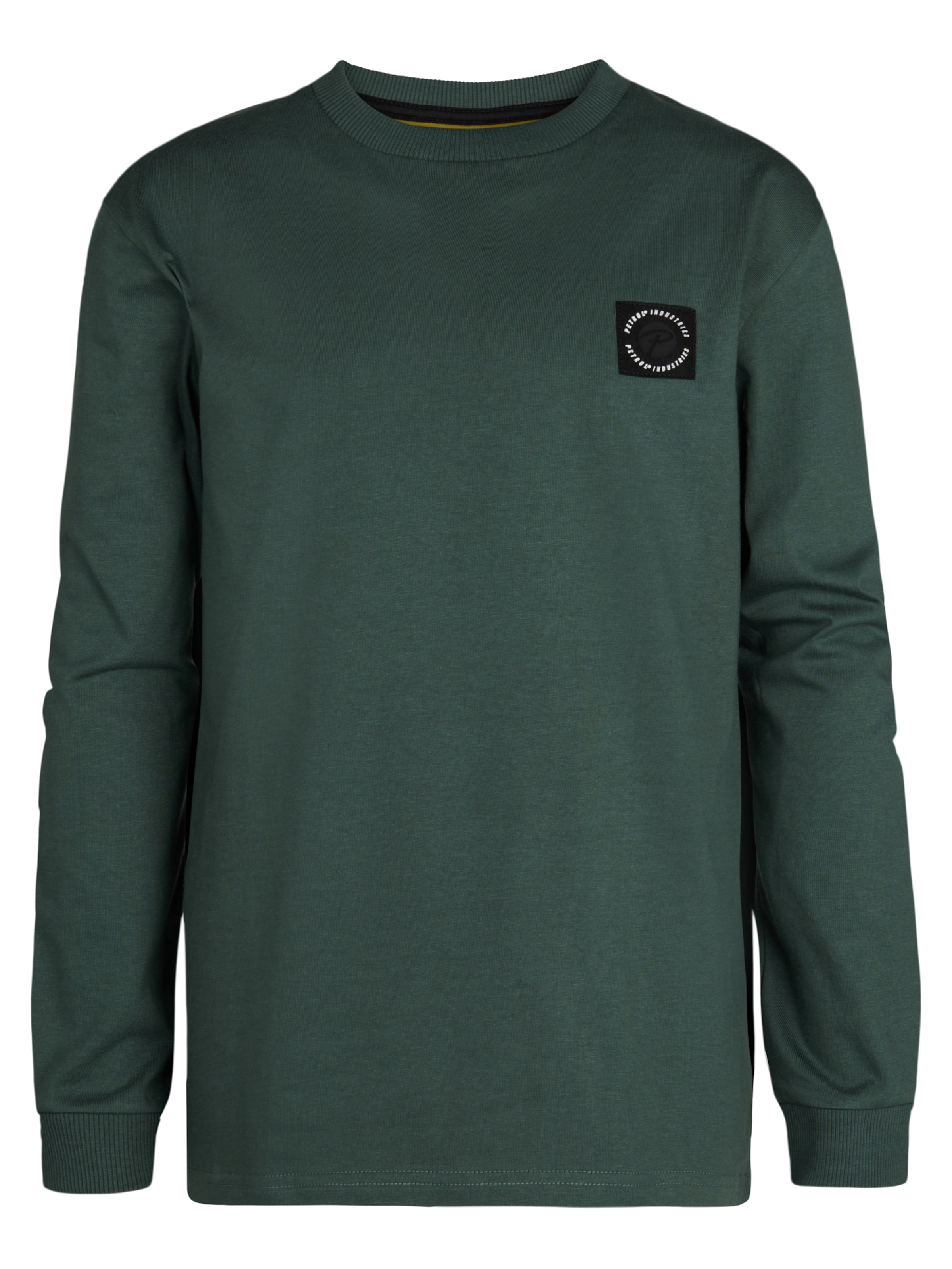 Petrol Industries Shirt in Groen: voorkant