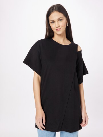 Sisley Shirt in Zwart: voorkant