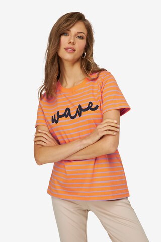 T-shirt LAURASØN en orange : devant