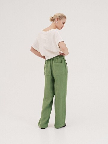 AmourLinen Top 'Lily' in Wit