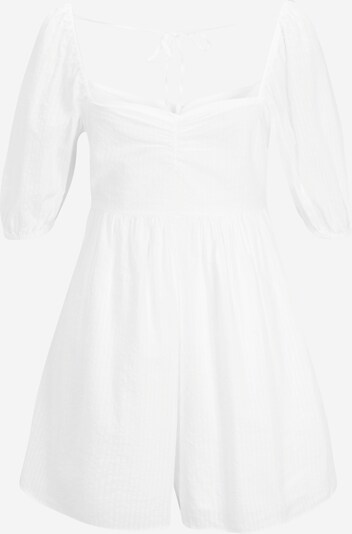 Abercrombie & Fitch Ολόσωμη φόρμα σε λευκό, Άποψη προϊόντος