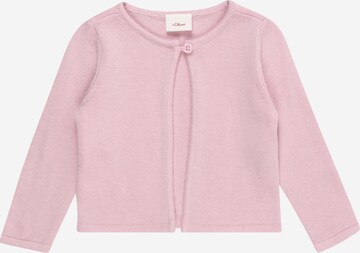 s.Oliver Knit cardigan in Pink: front