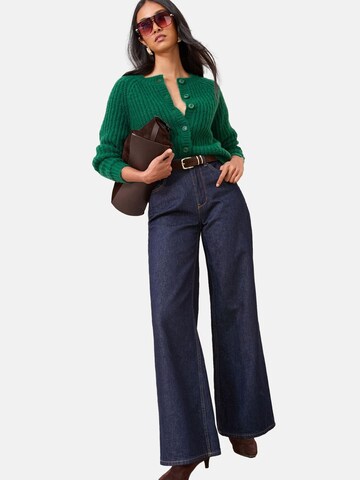 Friends Like These Knit cardigan in Green: front