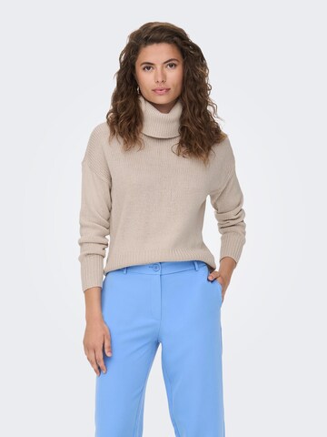 ONLY Sweater 'Nicoya' in Beige: front